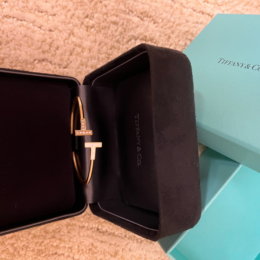 Tiffany T bracelet, rose gold